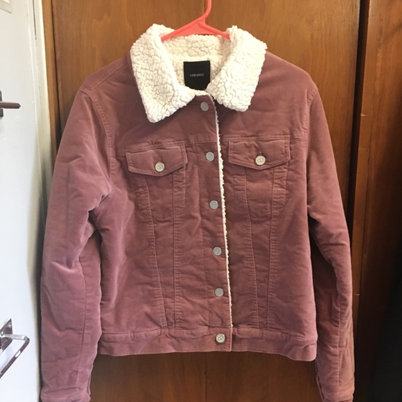 forever 21 sherpa jean jacket
